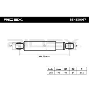 Amortisseur pour VW- 2K0513029B, 2K0513029F, 2K0513029G, 2K0513029H, 2K0513029K, 2K0513029L, 2K0513029N, 2K0513029P