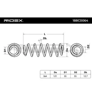 Ressort de suspension pour VW- 3C0511115AE 3C0511115AF