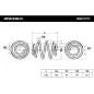 Ressort de suspension pour VW- 701511105B