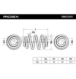 Ressort de suspension pour BMW- 33536750756, 33536750759, 33536756976 6750756