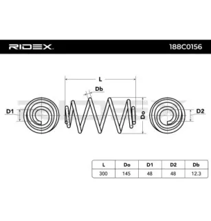 Ressort de suspension pour OPEL, VAUXHALL- 13115541, 424098 93181483