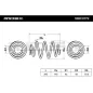 Ressort de suspension pour OPEL, VAUXHALL- 424029 9118377