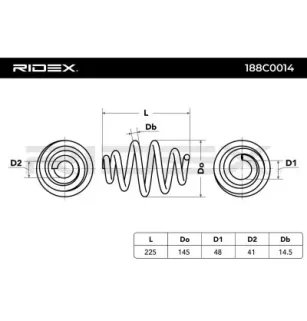 Ressort de suspension pour BMW- 33531094740, 33531095735 33539071013