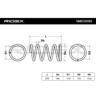 Ressort de suspension pour TOYOTA- 4823142110