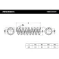 Ressort de suspension pour MERCEDES-BENZ- 2103211304, 2103212904 A2103212904