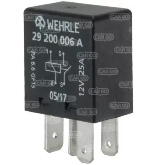 Micro relais 12 V 25 A