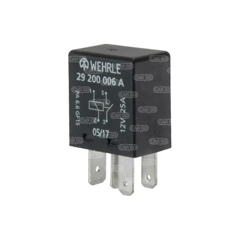 Micro relais 12 V 25 A