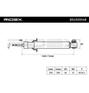 Amortisseur pour BMW- 1091922, 1093646, 1094467, 33521091922, 33521093646 33521094467