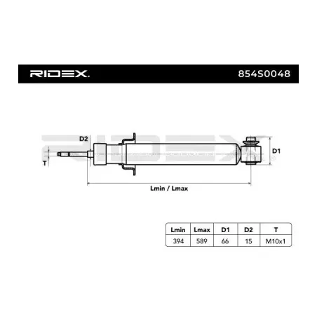 Amortisseur pour BMW- 1091922, 1093646, 1094467, 33521091922, 33521093646 33521094467