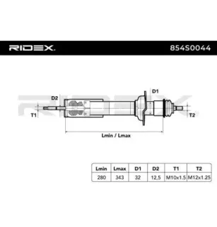 Amortisseur pour MERCEDES-BENZ- 1633200013, 1633200030, 1633200213, 1633200413, 1633200430, 1633200513, 1633200613