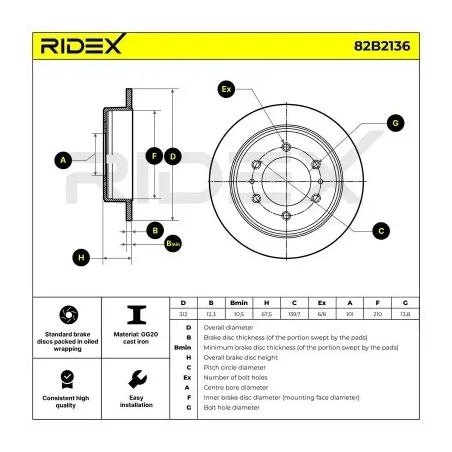 Disque de frein pour HUMMER- 15111376