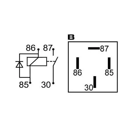 Mini relais à diode 24 V 20 A