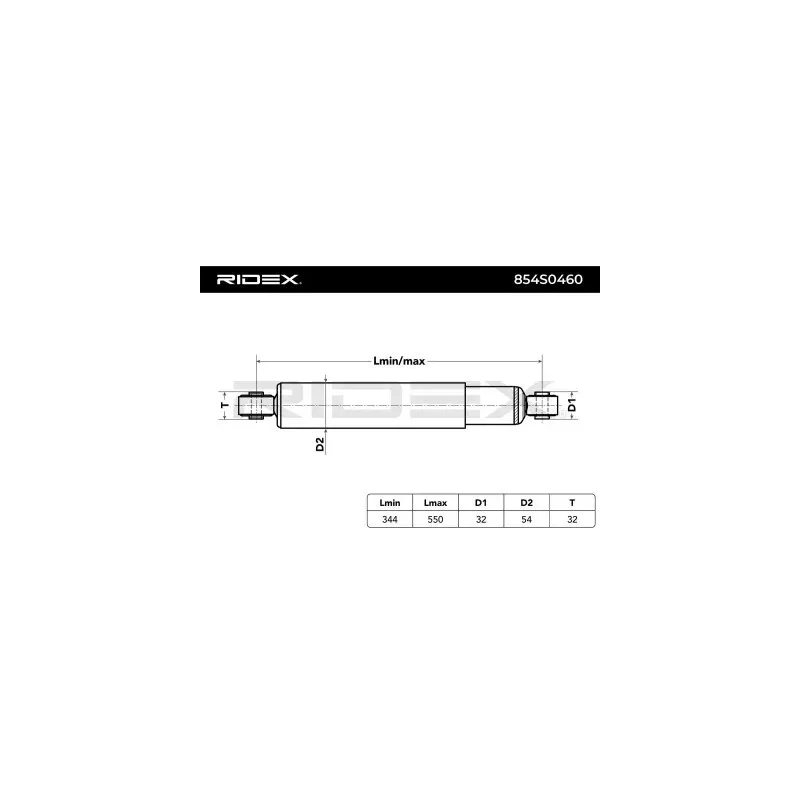 Amortisseur pour NISSAN, OPEL, RENAULT- 7700314747, 8200024935, 7700314746, 8200024936, 7700310742, 8200024938