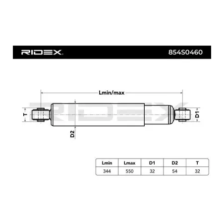 Amortisseur pour NISSAN, OPEL, RENAULT- 7700314747, 8200024935, 7700314746, 8200024936, 7700310742, 8200024938