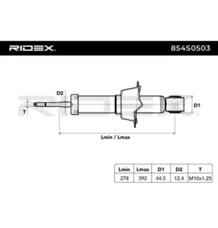 Amortisseur pour HONDA- 52610SXSA15, 52611SWAA01, 52611SWAA02, 52611SWAA02M1, 52611SWET01, 52611SWET02 52611SWAE02