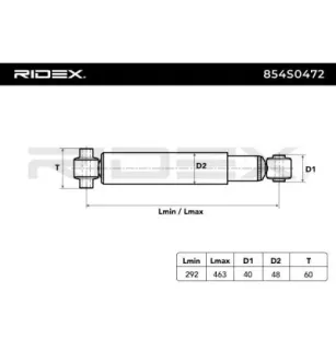 Amortisseur pour CHEVROLET, CHRYSLER- 04656612AF, 4656439AH, 4656612AH, K04656612AF K04656612AG