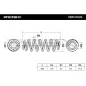 Ressort de suspension pour VW- 1K0511115BD 1K0511115BC