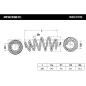 Ressort de suspension pour GENERAL MOTORS, OPEL- 312254, 312259, 312263 312306