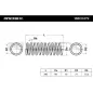 Ressort de suspension pour MERCEDES-BENZ- 1243241104 A1243241104