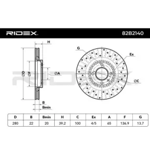 Disque de frein pour VAG- 535615301