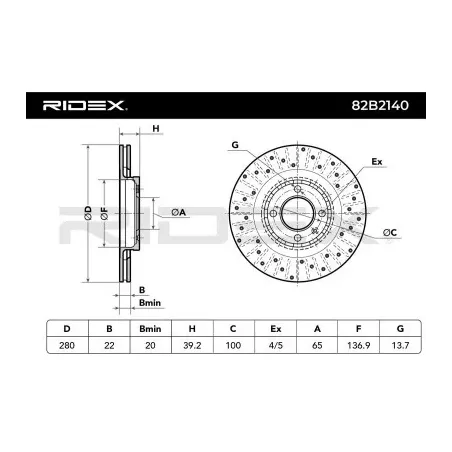 Disque de frein pour VAG- 535615301