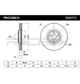 Disque de frein pour JAGUAR, JAGUAR (CHERY) LAND ROVER- LR090685