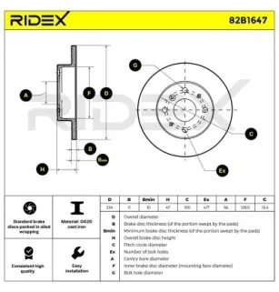 Disque de frein pour DAIHATSU, FAW (TIANJIN), GEELY- 3501101005