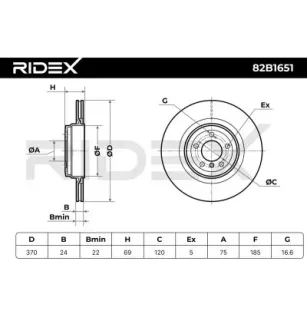 Disque de frein pour BMW- 34216775291, 6775291