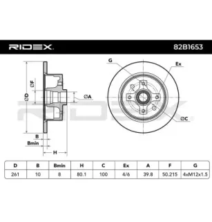 Disque de frein pour GENERAL MOTORS, OPEL, VAUXHALL- 569204, 90348319