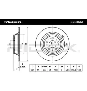 Disque de frein pour FORD, FORD (CHANGAN) LINCOLN- DG9Z2C026A