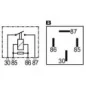 Relais 24 V 22 A avec résistance