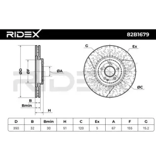 Disque de frein pour MERCEDES-BENZ- 1764210112, 1764210212, A1764210112, A1764210212