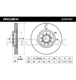 Disque de frein pour IVECO- 2996121, 504121612