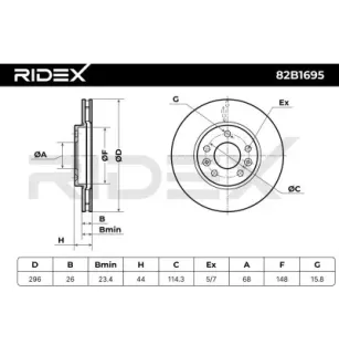 Disque de frein pour ALPINE, MERCEDES-BENZ, NISSAN, RENAULT, RENAULT TRUCKS- 402062000R