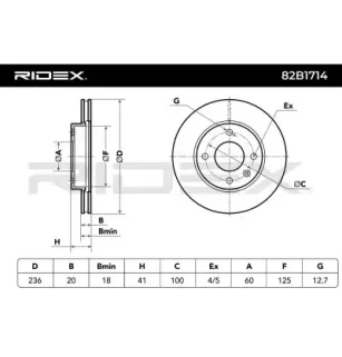 Disque de frein pour OPEL, VAUXHALL- 13584676, 569130