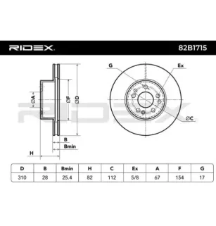 Disque de frein pour MERCEDES-BENZ- 1404210312, 140421031264, A1404210312, A140421031264