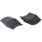 Kit de garnitures de frein, frein à tambour Pour Mercedes-Benz O 405, OH, NG, O 303, O 305, O 307, O 407, O 408 - 81.50221-0536.