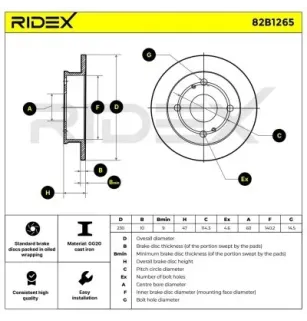 Disque de frein pour TOYOTA- 4243112070