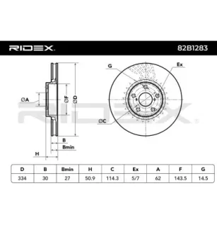 Disque de frein pour LEXUS- 4351622010, 4351630020