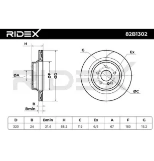 Disque de frein pour MERCEDES-BENZ- 0004231112, 000423111207, 2194230012, A0004231112, A000423111207, A2194230012