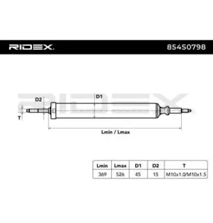 Amortisseur pour BMW, BMW (BRILLIANCE)- 6771729 33526771729