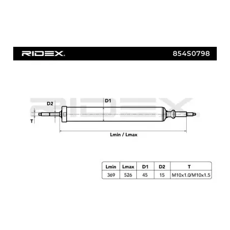 Amortisseur pour BMW, BMW (BRILLIANCE)- 6771729 33526771729