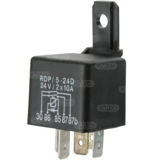 Relais 24 V 2 x 10 A avec diode