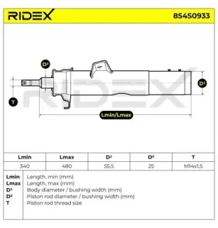 Amortisseur pour BMW- 31306772219, 31306772221, 31316786517, 31316786519, 6772219, 6772221, 6786517 6786519