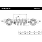 Ressort de suspension pour OPEL, VAUXHALL- 424087 93177774