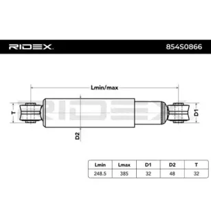 Amortisseur pour AUDI, FORD, ROVER, VAG, VW- 111413031F, 111413031G, 111413031J, 111413031K, 111413031L, 111413031M