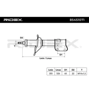 Amortisseur pour SUBARU- 20310AE110, 20310AE130, 20310AE310 20310AE330