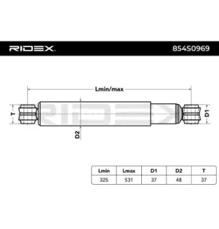 Amortisseur pour NISSAN- 5620035G00, 5620035G10, 5620035G25, 5620035G26, 5621031G00, 5621031G25, 5621035G00, 5621035G25