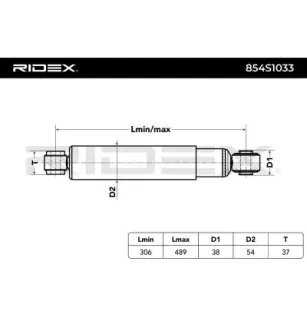 Amortisseur pour HYUNDAI, MITSUBISHI- MB303366, MB303369, MB349076, MB584272, MB584273 MB809376