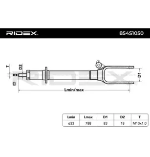 Amortisseur pour MERCEDES-BENZ- 1643200130, 1643200230, 1663232400, A1643200130, A1643200230 A1663232400